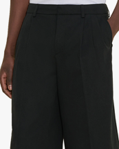 Holzweiler Lino Pleat Shorts Black