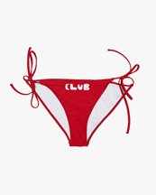 Stockholm Surfboard Club Cam Triangle Bikini Bottom Red