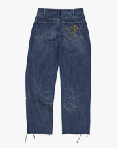 Stockholm Surfboard Club Lax Lace-Up Trousers Blue