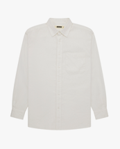 Woodbird Yuzo Linen Shirt Off White