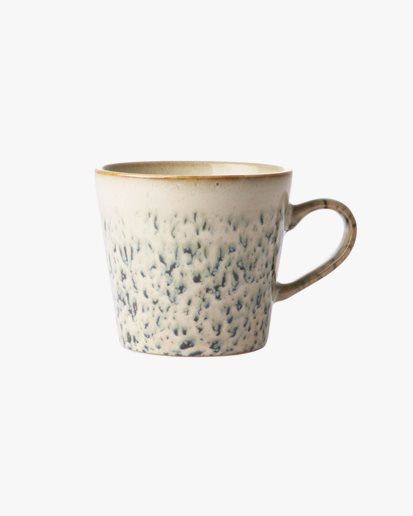 HK Living 70S Ceramics Cappuccino Mug Green/White