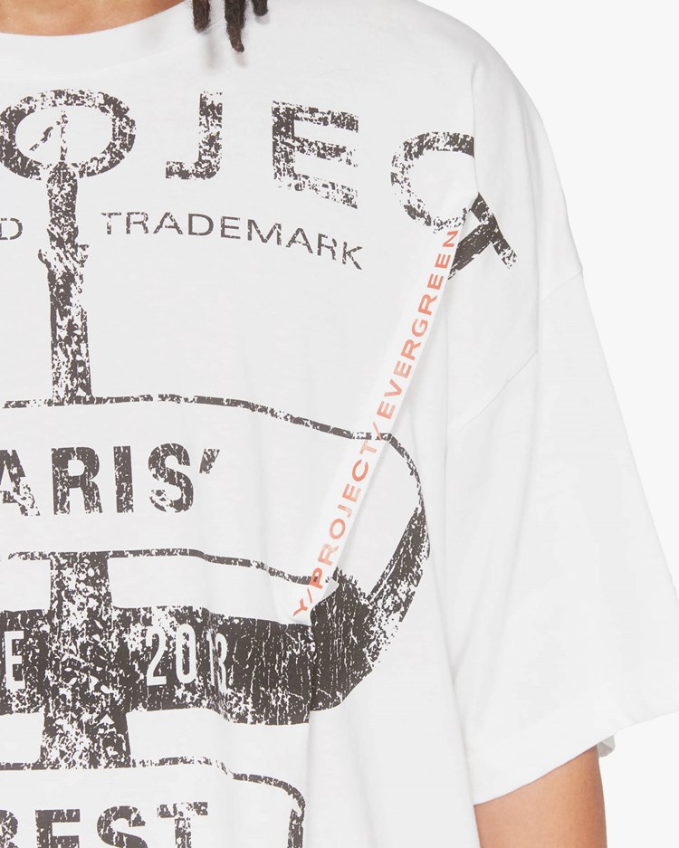 Y/PROJECT Men's' Evergreen Paris Best T-Shirt in White | LN-CC®