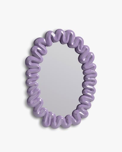 &Klevering Dribble Mirror Lilac
