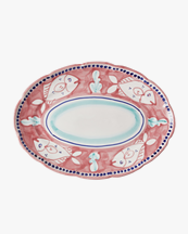 Due Sirene Serving Plate Large Sunset Pink