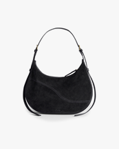 ATP Atelier Liveri Small Hobo Bag Black Suede