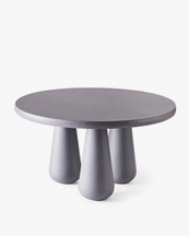 Dusty Deco Round Dining Table Grey