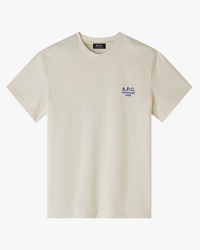 A.P.C. Raymond T-Shirt Bone White/Blue