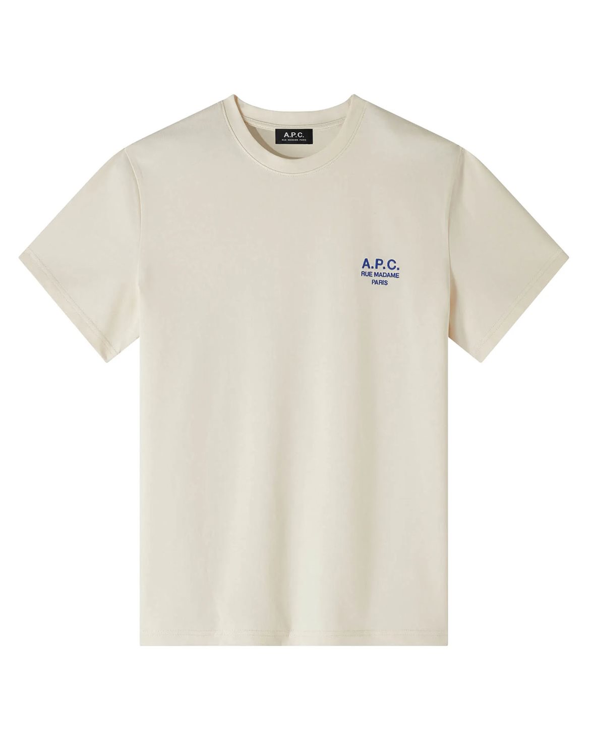 A.P.C. Raymond T-Shirt Bone White/Blue
