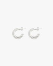 Ragbag Reflection Small Hoops Silver