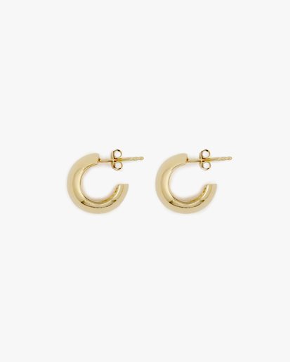 Ragbag Reflection Small Hoops Gold