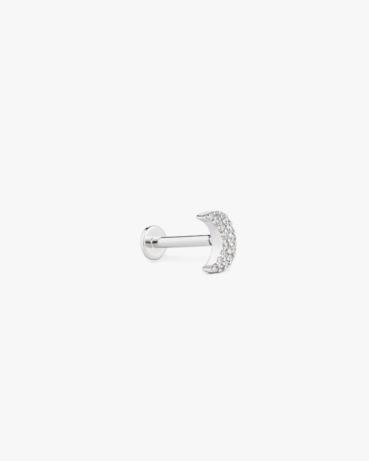 ENNUI Atelier Luna Labret White Gold