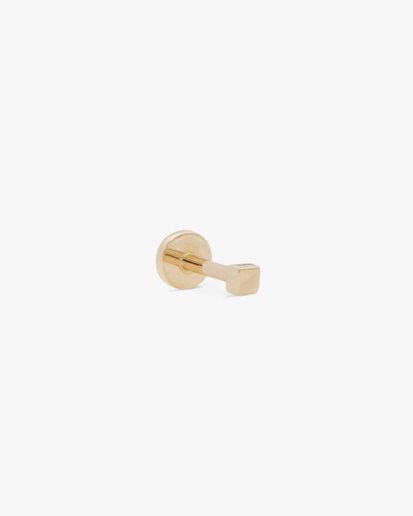 ENNUI Atelier Hip To Be Square Labret Yellow Gold