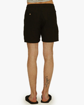 OAS Linen Shorts Black