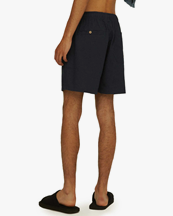 OAS Linen Shorts Navy