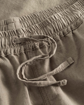Forét Serene Linen Shorts Taupe