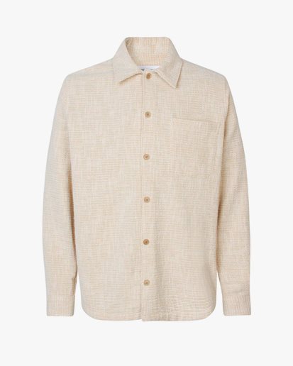 Samsøe Samsøe Sataka Jc Overshirt Natural Melange