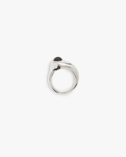 Ragbag Dualism Black Onyx Ring Silver