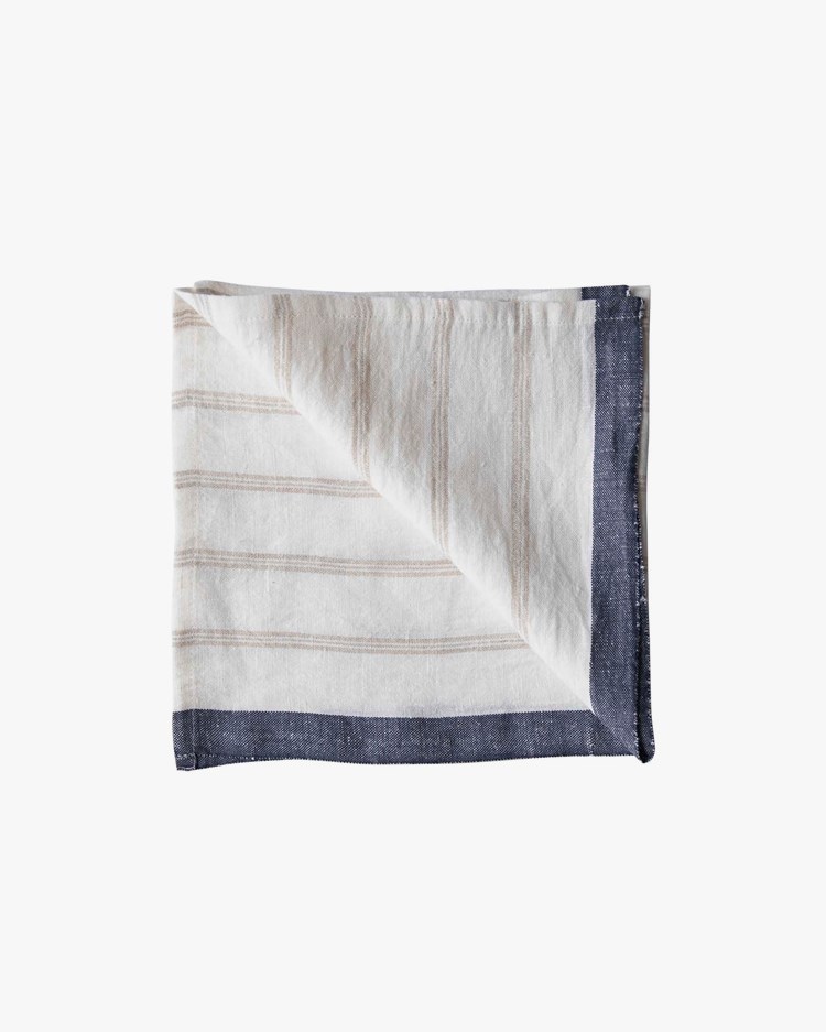 Tell me More Maya Napkin Natural Stripe