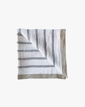 Tell me More Maya Napkin Navy Stripe