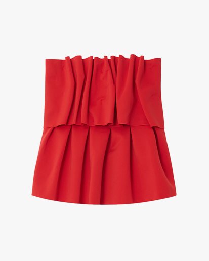 House of Dagmar Sculpted Tube Top Red