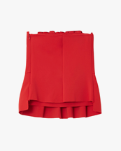 House of Dagmar Sculpted Tube Top Red