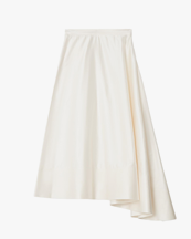 House of Dagmar Asymmetrical Skirt Ivory White