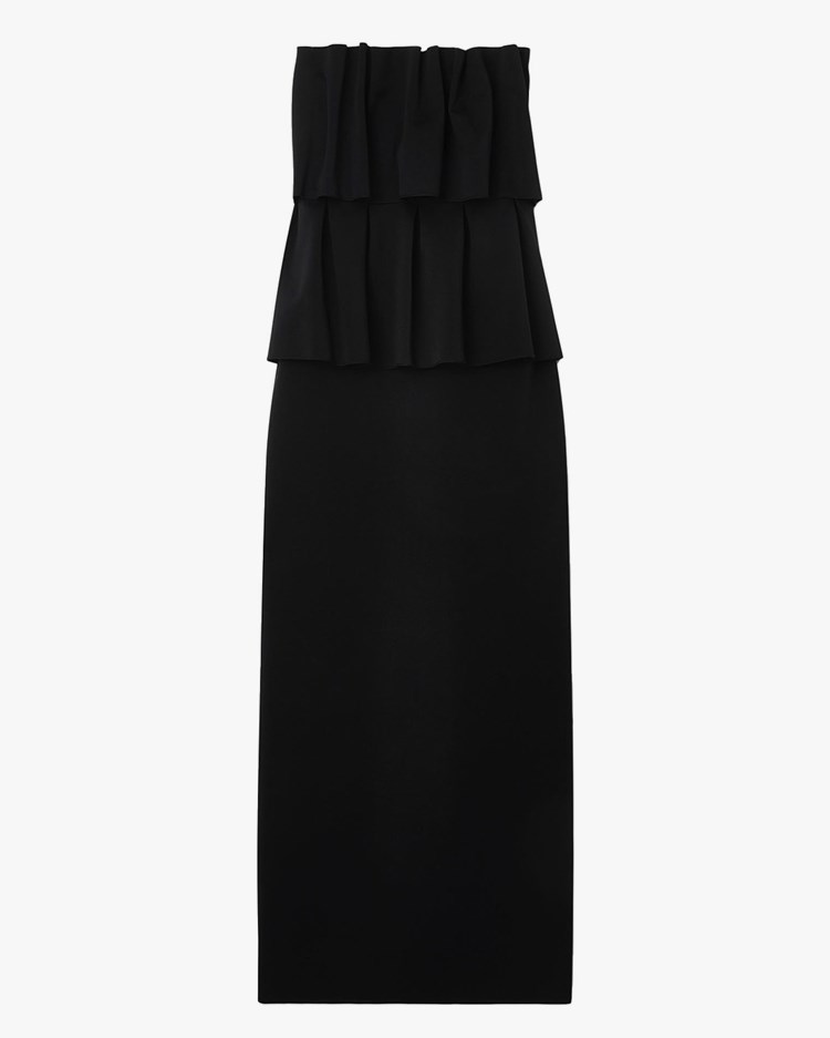 House of Dagmar Sculpted Slim Dress Black