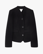 House of Dagmar Short Curved Jacket Black