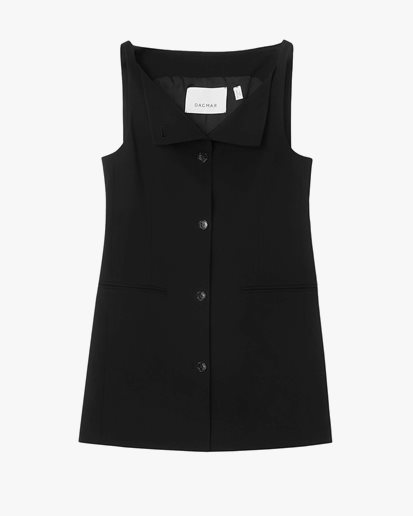House of Dagmar Tailored Squared Top Black