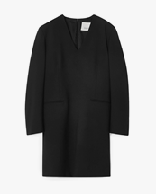 House of Dagmar Blazer V-Dress Black