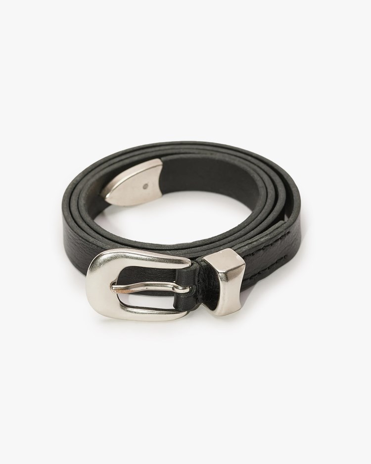 Our Legacy 2 Cm Belt Black Leather