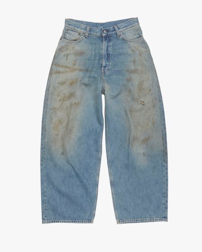 Acne Studios Super Baggy Fit Jeans 2023F Mid Blue