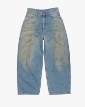 Acne Studios Super Baggy Fit Jeans 2023F Mid Blue