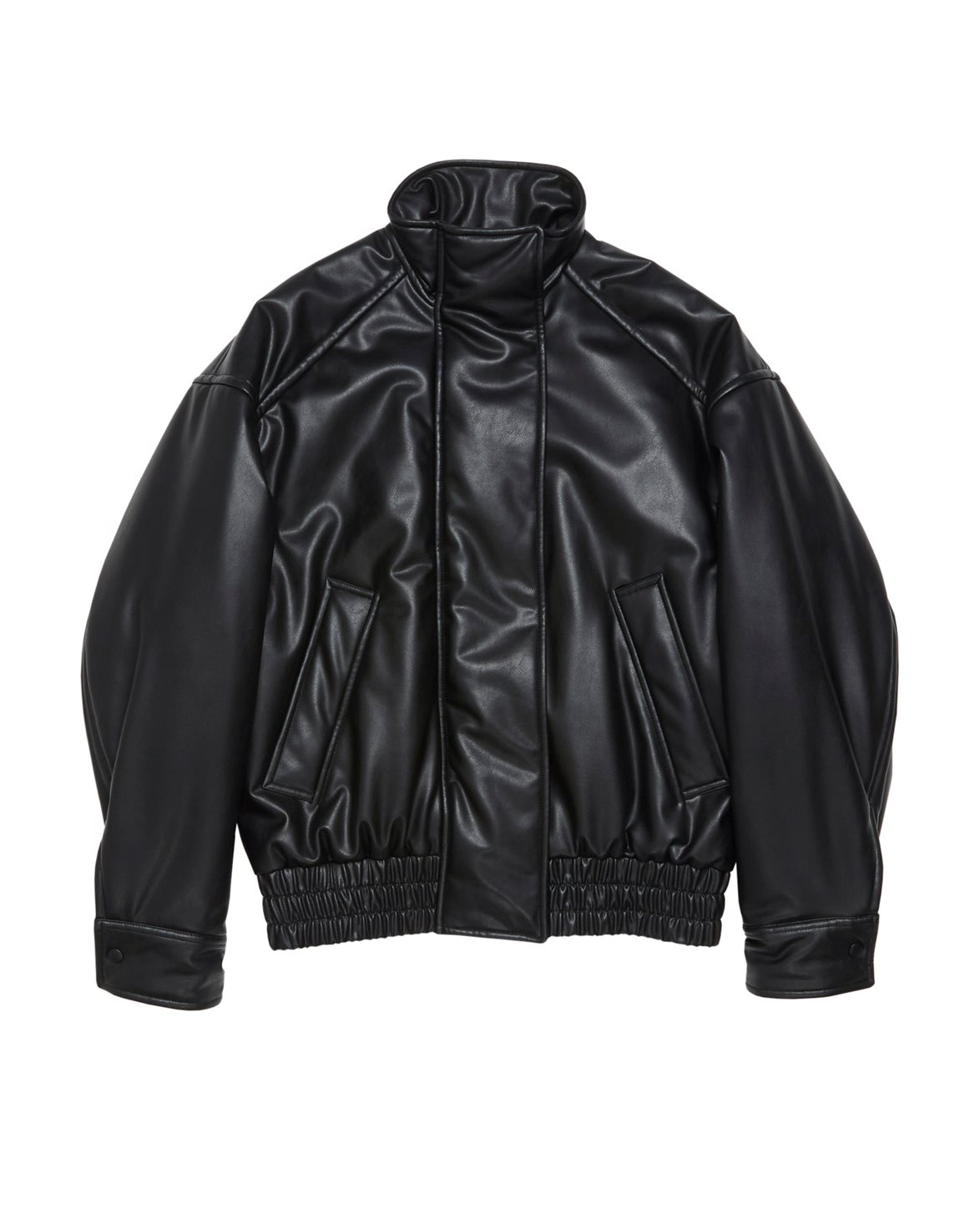 Relaxed Puffy Jacket Black