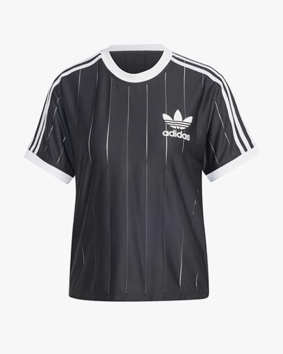 Adidas Originals Adicolor Pinstripe T-Shirt Black