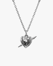 Maria Nilsdotter Tuvstarrs Heart Necklace Silver