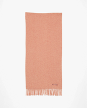 Acne Studios Canada Fringe Wool Scarf Narrow Rose Melange