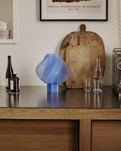 Crème Atelier Soft Serve Table Lamp Grande Sorbet Blueberry