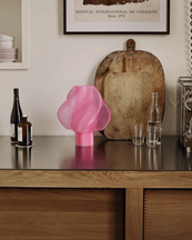 Crème Atelier Soft Serve Table Lamp Grande Sorbet Rose