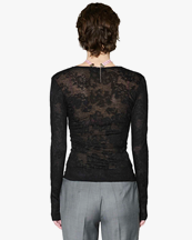 Our Legacy Super Slim Longsleeve Black Romantic Thermal Paisley