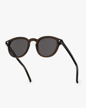 Monokel Eyewear Nelson Cola Grey Solid Lens