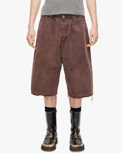 HOPE Punt Shorts Dark Brown