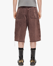 HOPE Punt Shorts Dark Brown