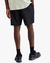 Woodbird Bommy Linen Shorts Black