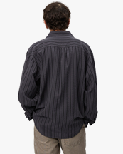 Mfpen Executive Shirt Dark Grey Stripe