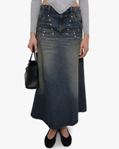 Gimaguas Midi Skirt Blue