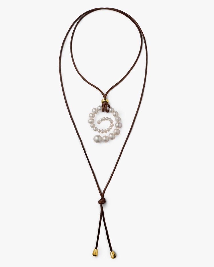 Éliou Arla Wrap Necklace White