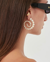 Éliou Vinnie Earrings White