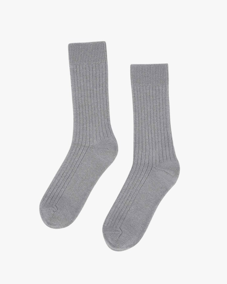 Colorful Standard Merino Wool Blend Sock Heather Grey