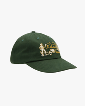 Palmes Dustup 6-Panel Cap Dark Green